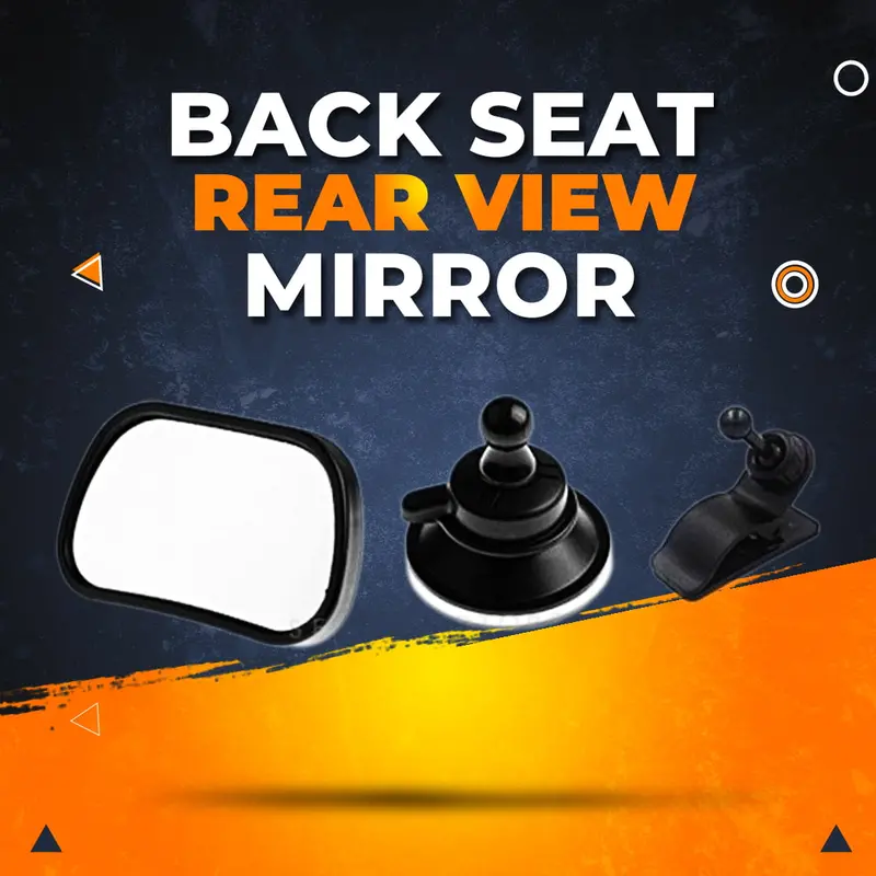 Car Baby Back Seat Rearview Mirror - Adjustable Car Mirror Back Seat Baby Safety | Child Infant Monitor Auto Products 1