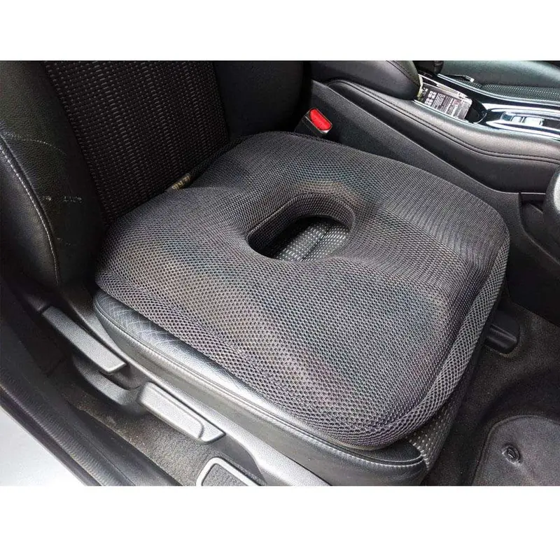 Car Back Care Summer Cool Seat Cushion - Black 2