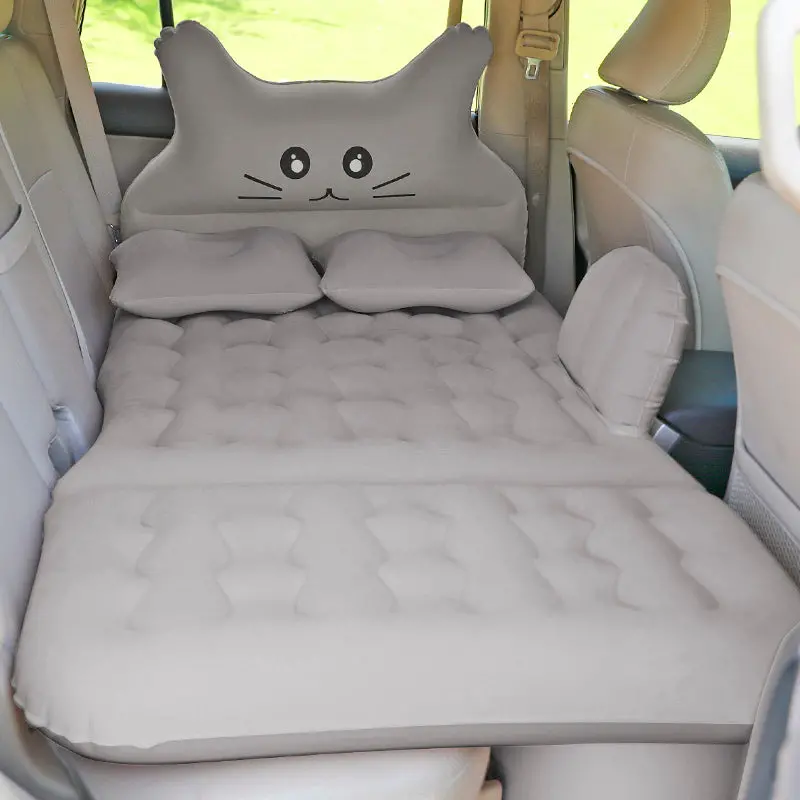 Car Back Seat Air Inflatable Mattress / Portable Bed Grey (Sedan) 1