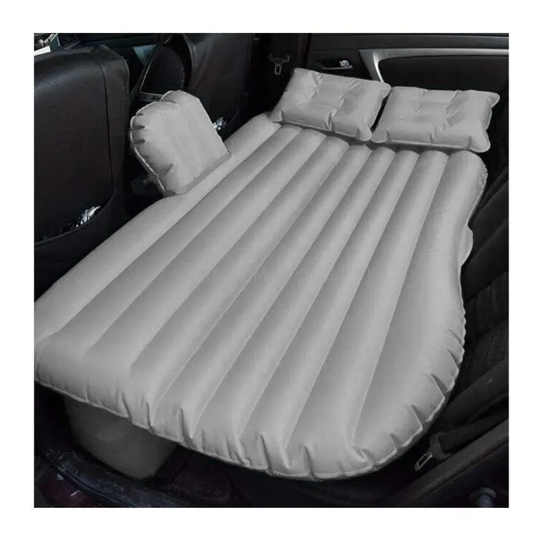 Car Back Seat Air Inflatable Mattress Portable Bed Silver 2
