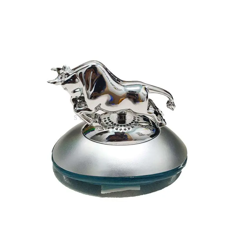 Car Decoration Bull Sculpture Car Perfume Fragrance For Dashboard Chrome Sculpture V3 2