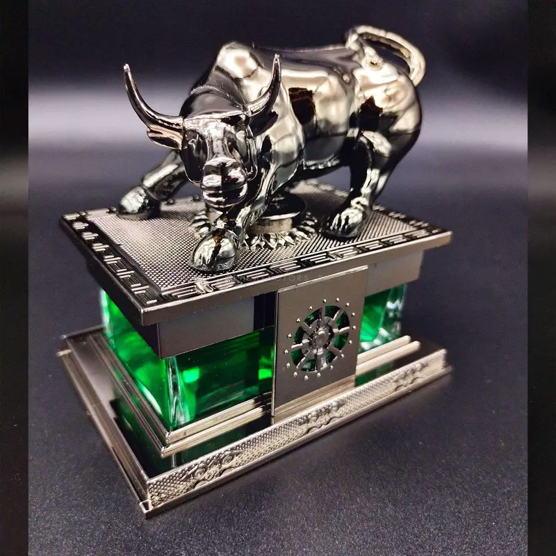 Car Decoration Bull Sculpture Perfume Fragrance For Dashboard V1 - Multi Color 2