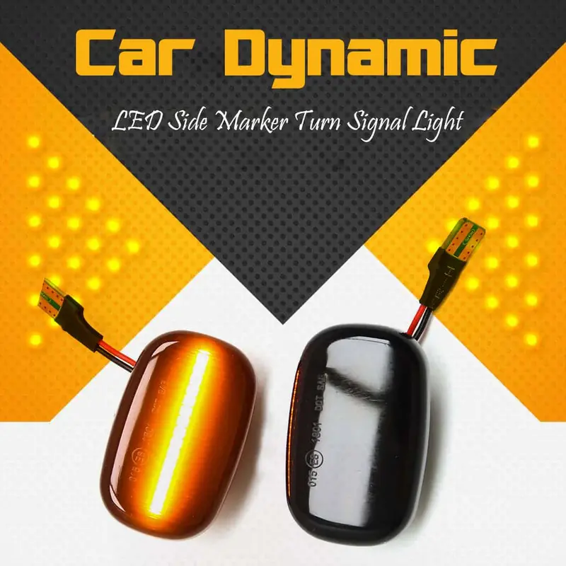 Car Dynamic Led Side Marker Turn Signal Light 1