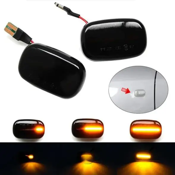 Car Dynamic Led Side Marker Turn Signal Light 2