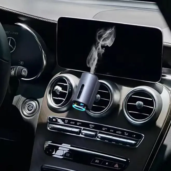 Car Electronic Incense Burner Auto Air Diffuser Aroma Fragrance 1