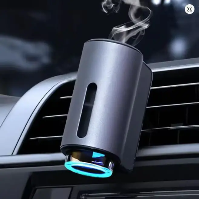 Car Electronic Incense Burner Auto Air Diffuser Aroma Fragrance 2
