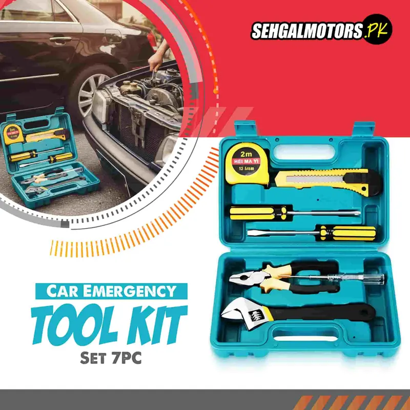 Car Emergency Tool Kit Set 7Pc 1