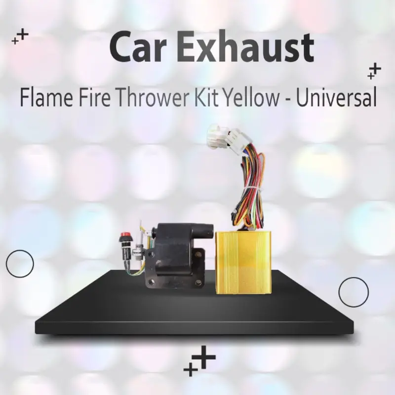 Car Exhaust Flame Fire Thrower Kit Yellow - Universal 1