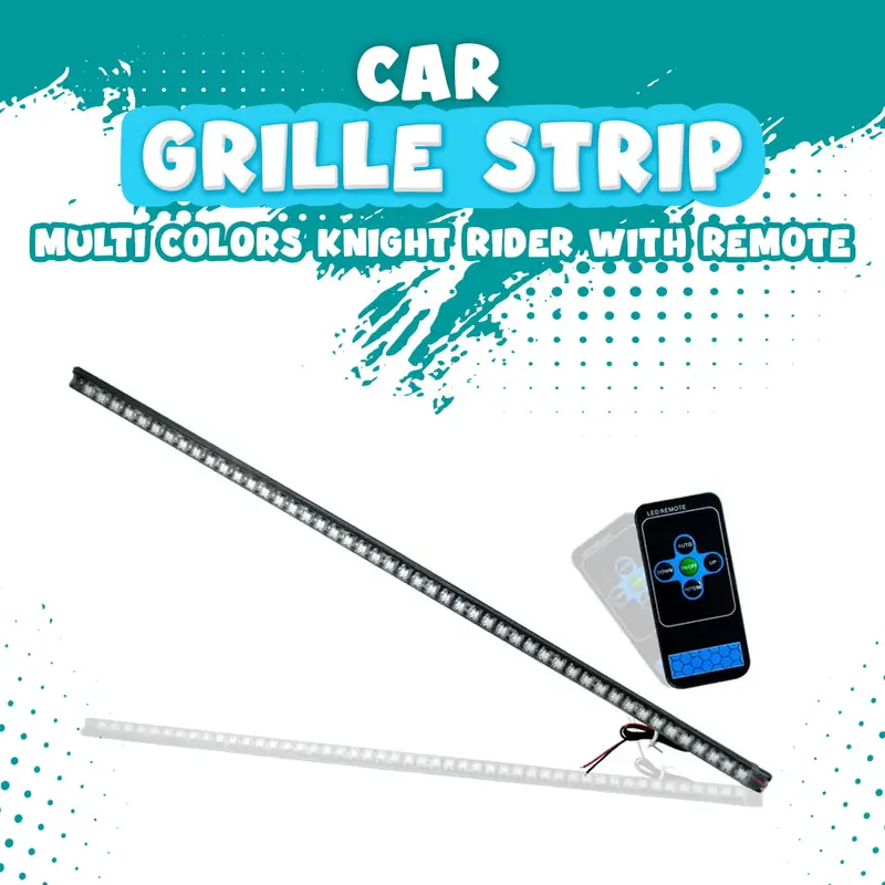 Car Grille Strip Multi Colors Knight Rider With Remote - Hundreds Of Functions 1