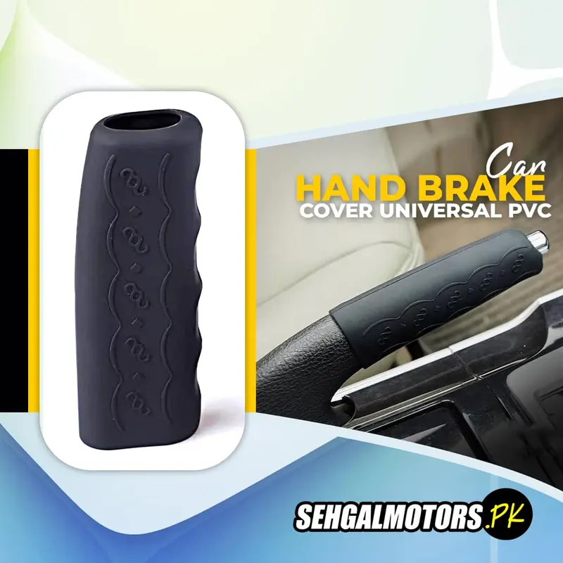 Car Hand Brake Cover Universal Pvc Silicone Rubber Material Protector - - Black 1