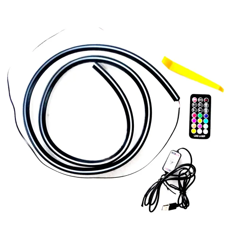 Car Interior Ambient Light With App Remote - K4-150Cm 2