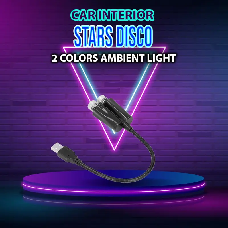Car Interior Stars Disco 2 Colors Ambient Light - 24 Points - Model 2021-2024 1