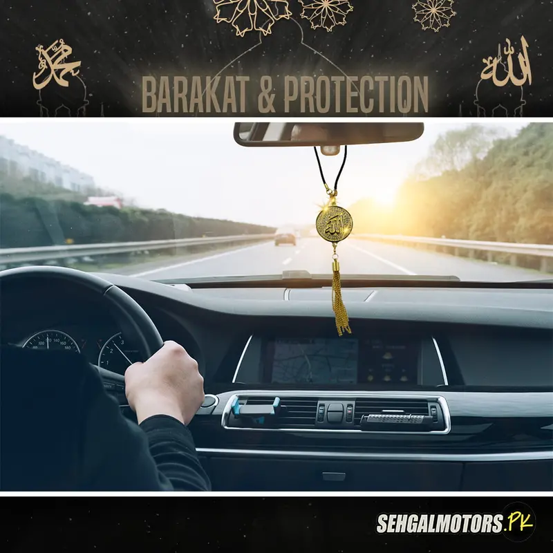 Car Islamic Hanging Gold Chain Style A 1