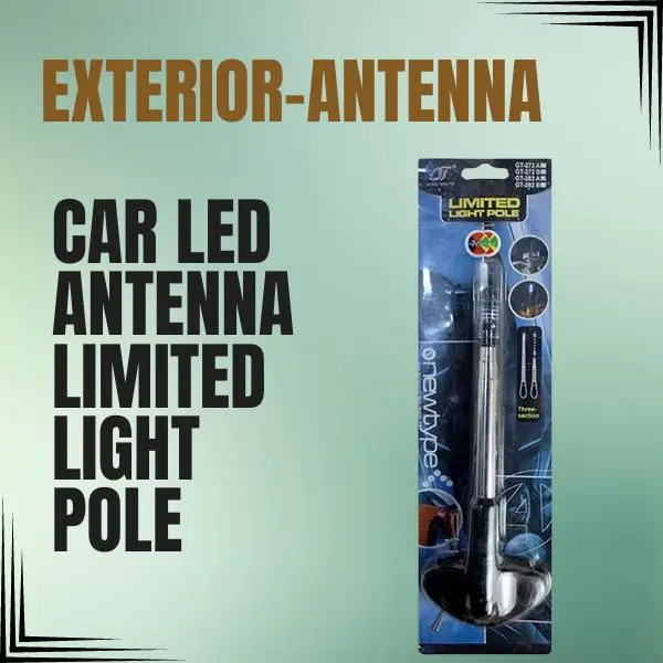 Car Led Antenna Limited Light Pole 1