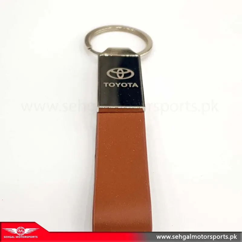 Car Logo Leather Strap Key Ring 1