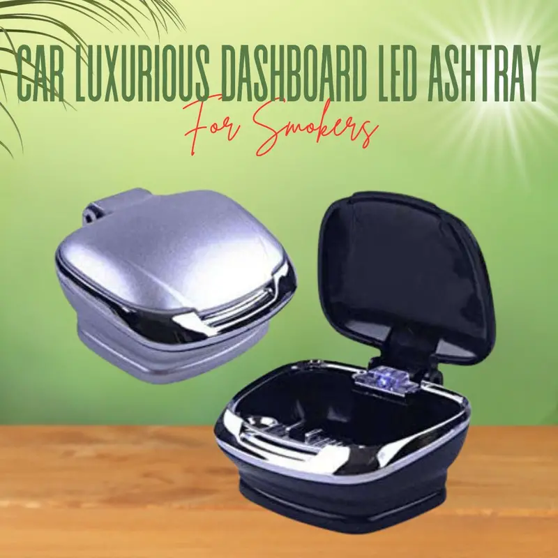 Car Luxurious Dashboard Led Ashtray 1