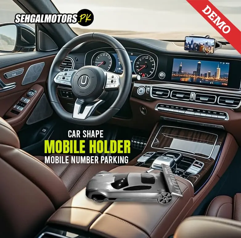 Car Phone Holder Car Shape Mobile Phone Holder - Mobile Number Parking 1
