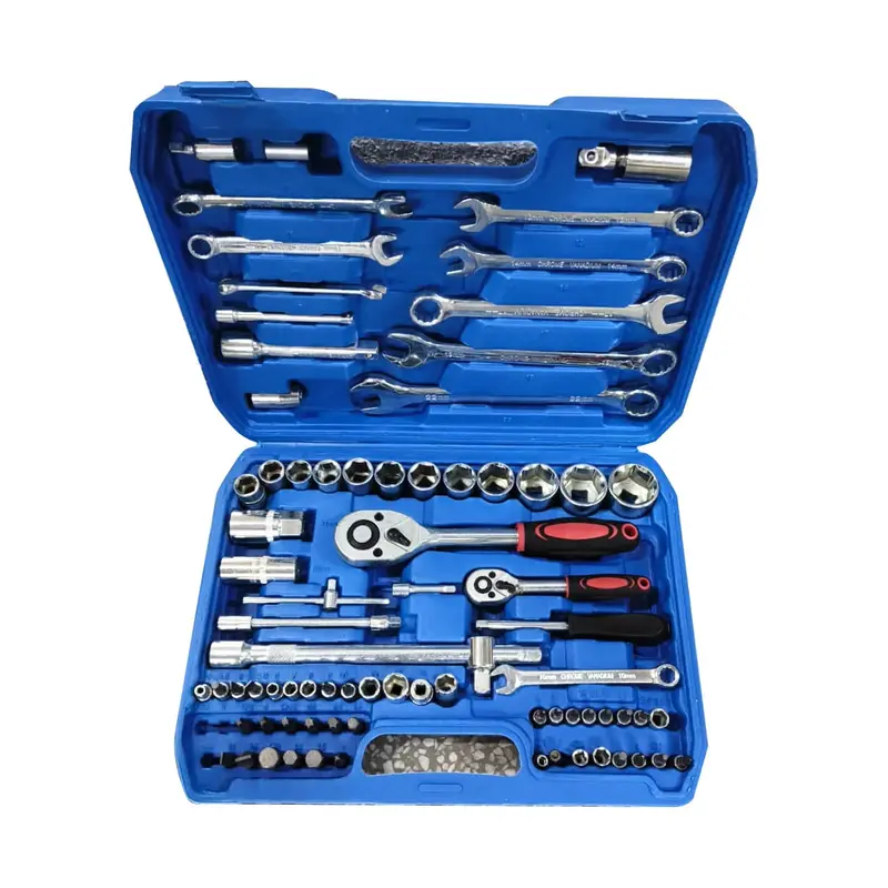 Car Repair Tool Socket Set - Large V3 Tool Kit - Combination Socket Wrench Set Ratchet Spanner Tools Set Box Set 2