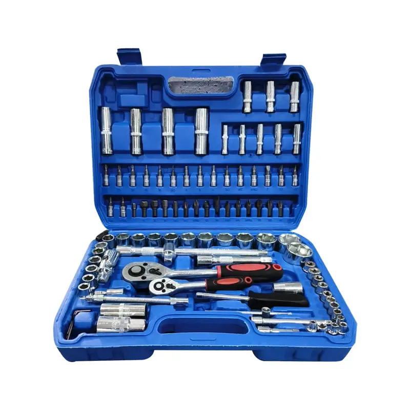 Car Repair Tool Socket Set - Xl V4 Tool Kit - Combination Socket Wrench Set Ratchet Spanner Tools Set Box Set 2