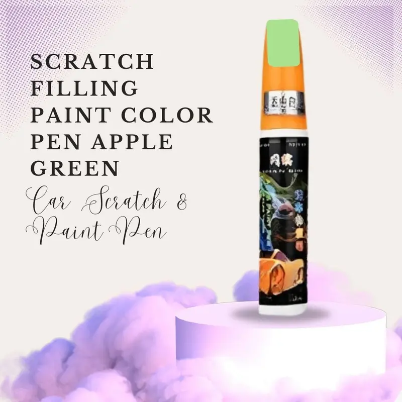 Car Scratch Filling Paint Color Pen Apple Green - Scratch & Paint Pen 1