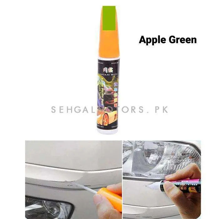 Car Scratch Filling Paint Color Pen Apple Green - Scratch & Paint Pen 2