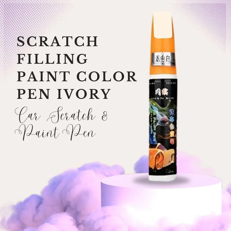 Car Scratch Filling Paint Color Pen Ivory - Scratch & Paint Pen 1