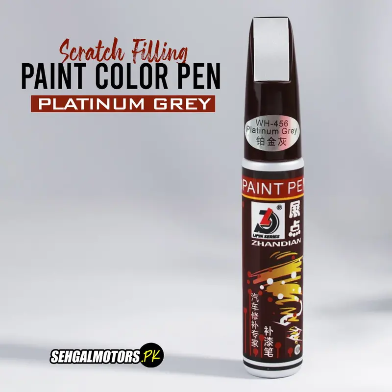 Car Scratch Filling Paint Color Pen Platinum Grey Wh-456 1