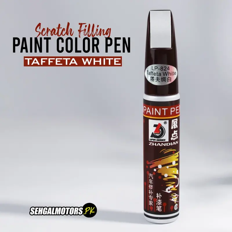 Car Scratch Filling Paint Color Pen Taffeta White Lp-824 1