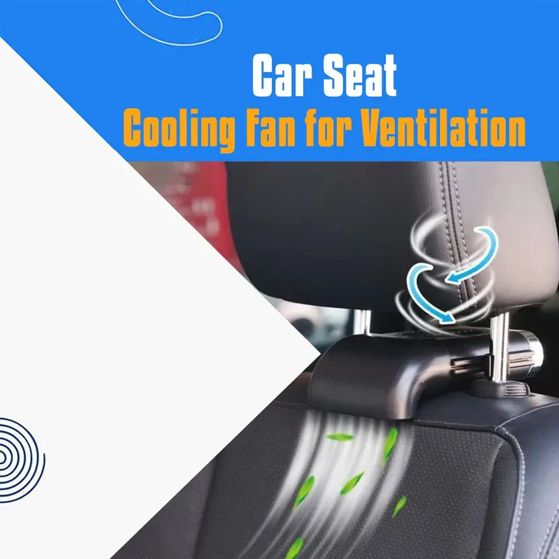 Car Seat Cooling Fan For Ventilation 1