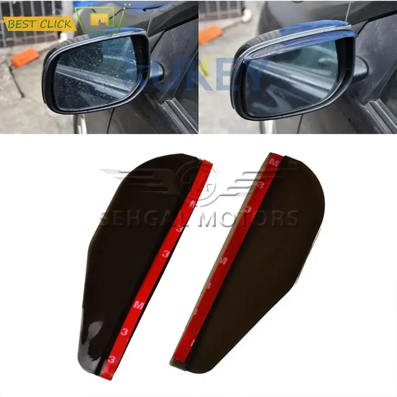 Car Side Mirror Rain Protector Visor 3R - Pair 1