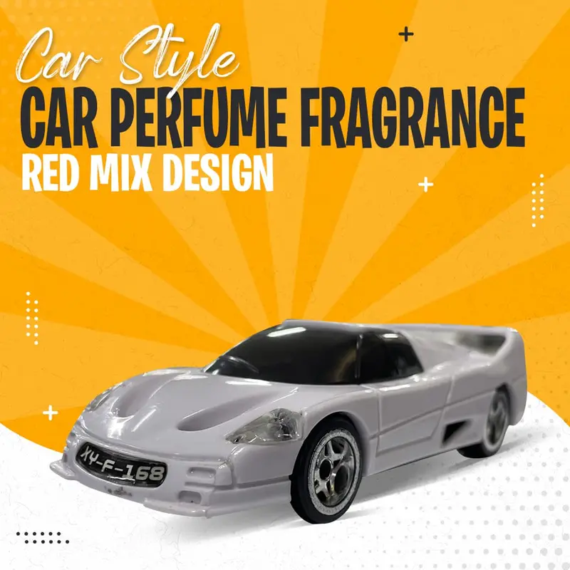Car Style Car Perfume Fragrance Red Mix Design - Car Perfume | Fragrance | Air Freshener | Best Car Perfume 1