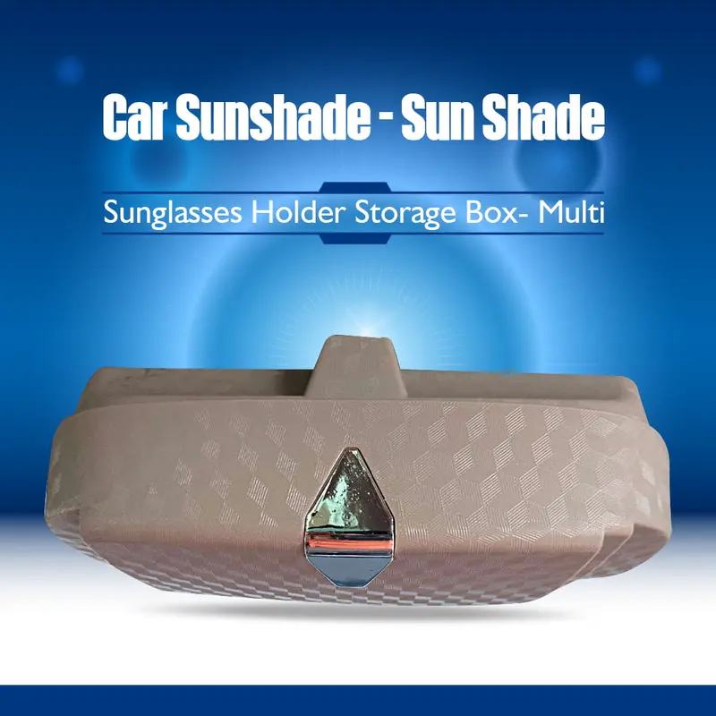 Car Sunshade / Sun Shade Sunglasses Holder Storage Box- Multi 1