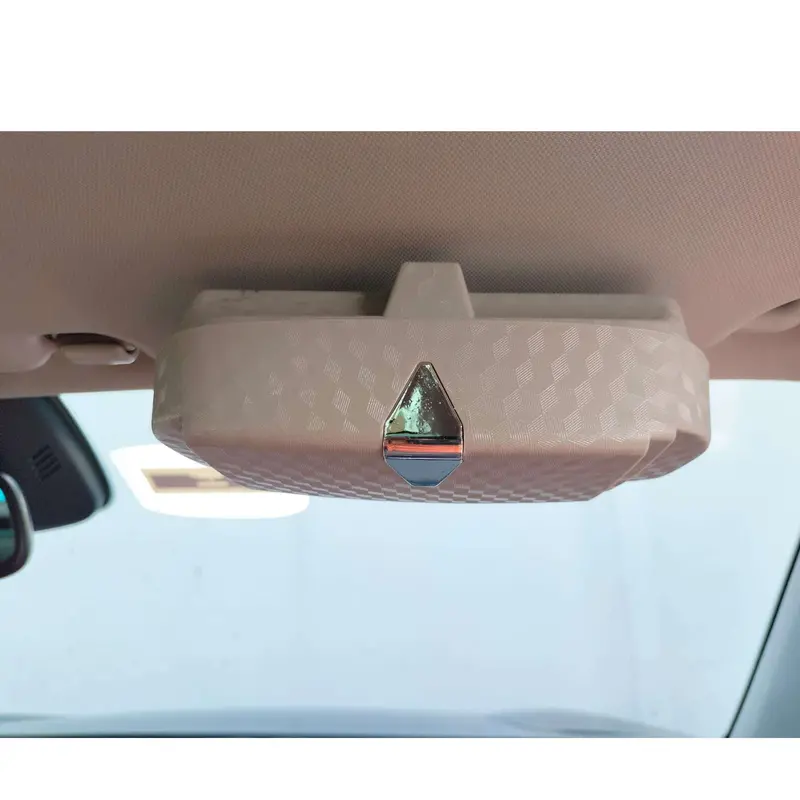 Car Sunshade / Sun Shade Sunglasses Holder Storage Box- Multi 2