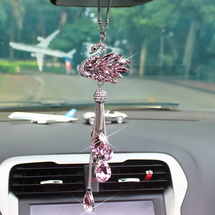 Car Swan Hanging Pendant Interior Decoration - Multi 2