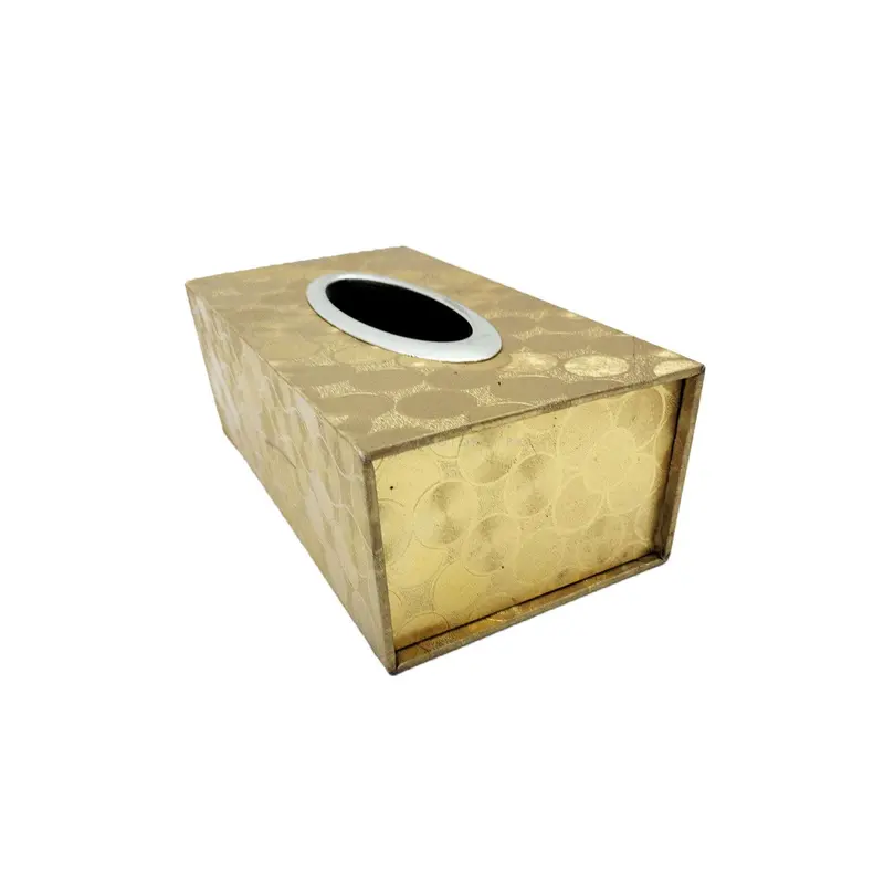 Car Tissue Box Bokeh Style - Golden 2