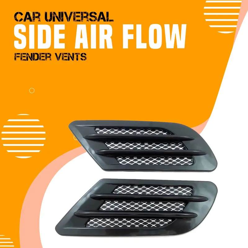 Car Universal Side Air Flow Fender Vents - Car Auto Side Vent Air Flow Fender | Intake Sticker | Car Simulation Side Vents Decorative 1