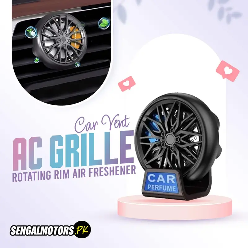 Car Vent Ac Grille Rotating Rim Air Freshener Multi 1