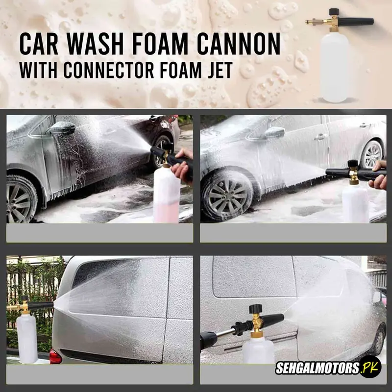 Car Wash Foam Cannon With Connector - Foam Jet | Snow Foam 1