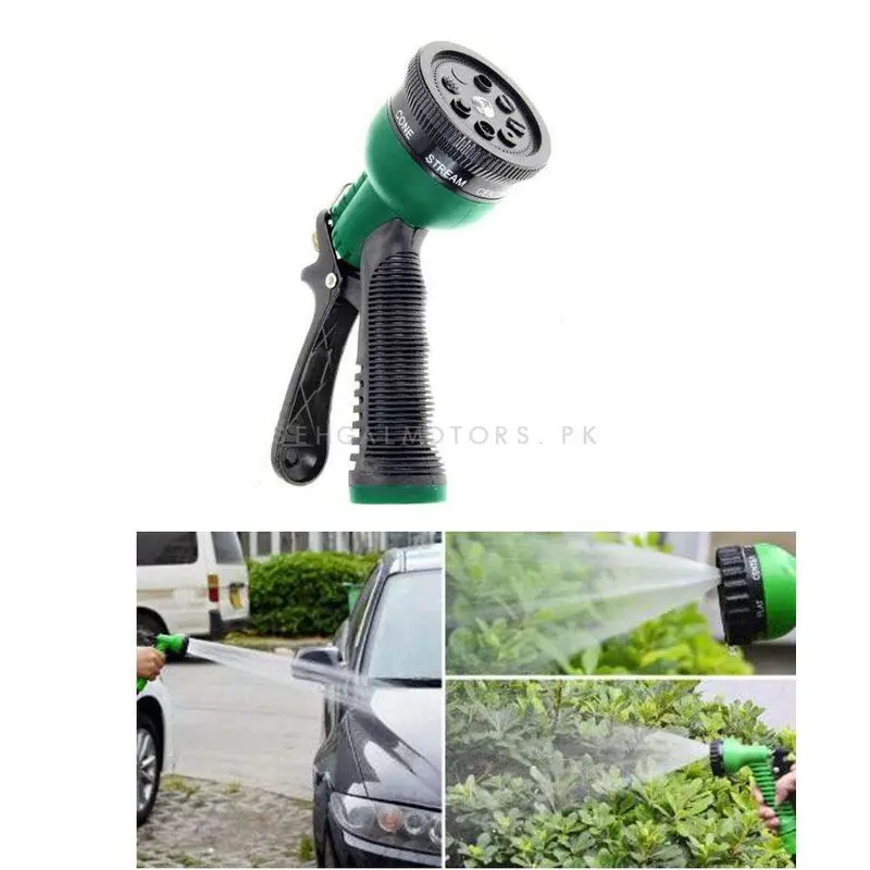 Car Wash Pipe Gun - Multi Colours - Water Gun | Spray Gun | Water Pipe Connector 8-Function 2
