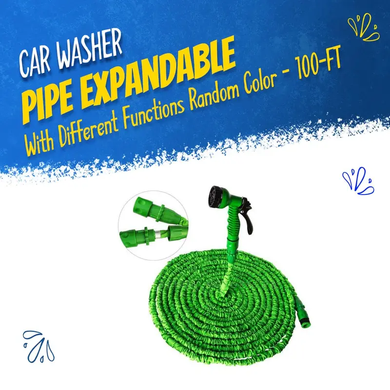 Car Washer Pipe Expandable With Different Functions Random Color 1