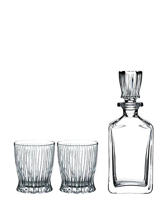 Carafe À Spiritueux Et 2 Verres Fire - Riedel Bar 1
