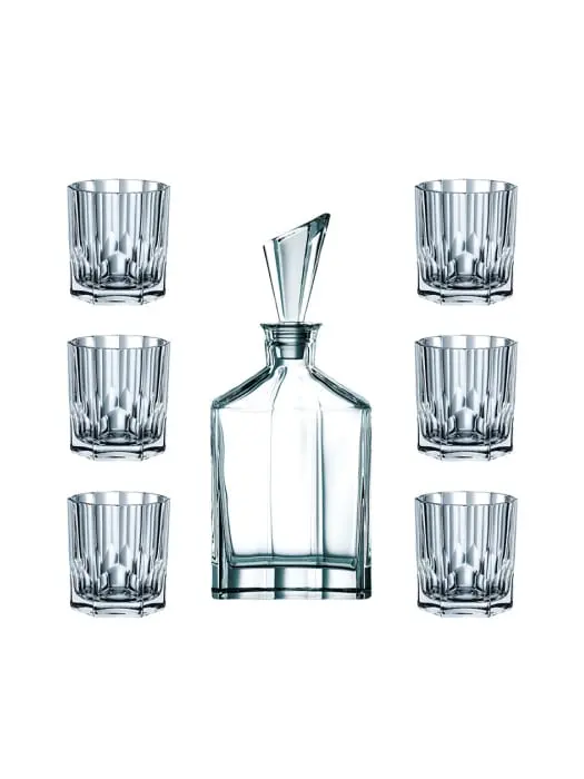 Carafe À Whisky Et 6 Verres Aspen - Nachtmann 1