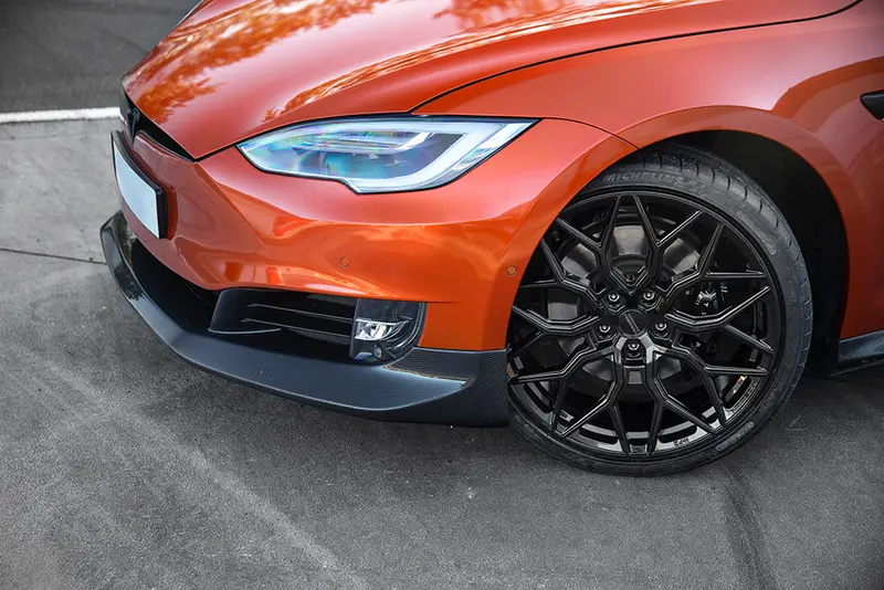 Carbon Front Splitter For Tesla Model S 2