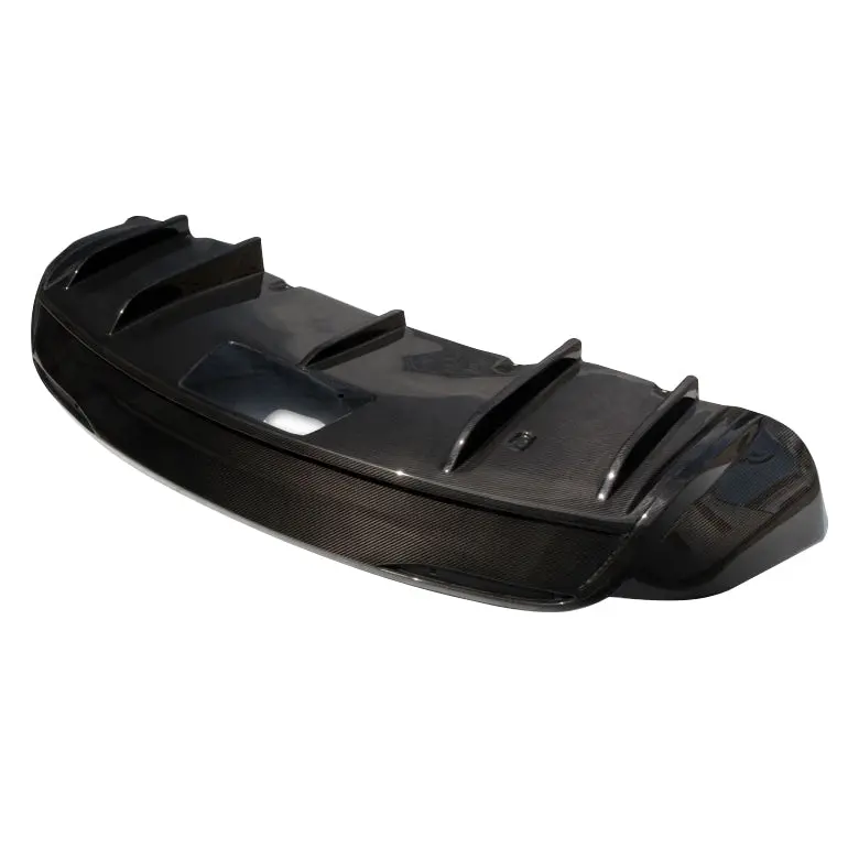 Carbon Rear Diffuser For Tesla Model X 1