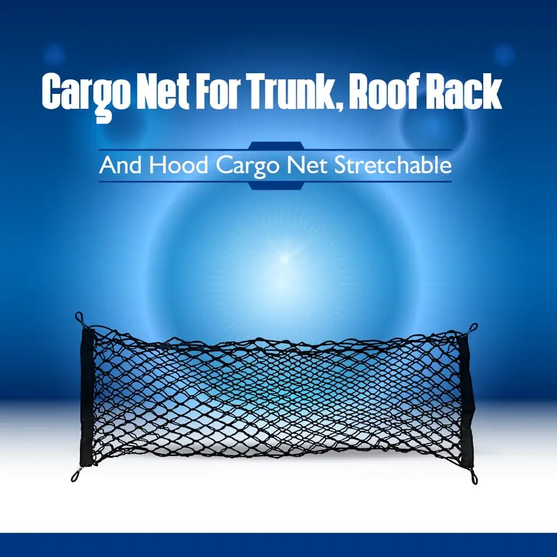 Cargo Net For Trunk, Roof Rack And Hood Cargo Net Stretchable 1