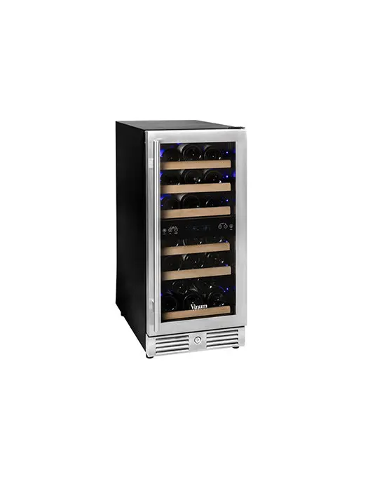 Cellier 28 Bouteilles Avec 2 Zones (Inox)- Vinum 1