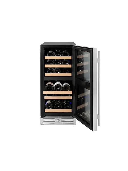 Cellier 28 Bouteilles Avec 2 Zones (Inox)- Vinum 2