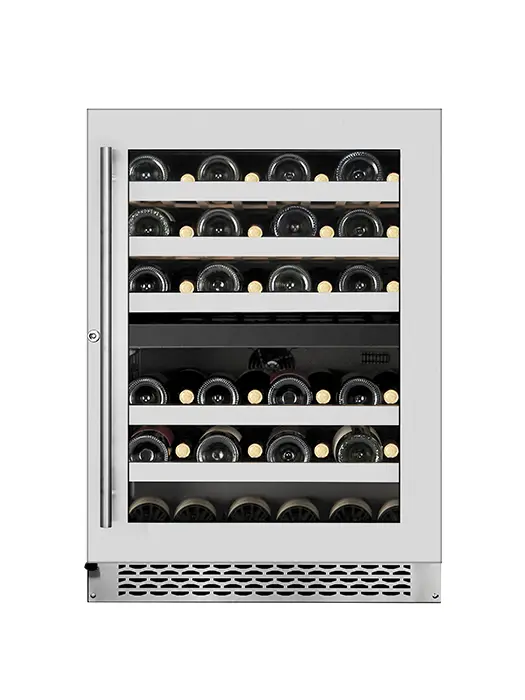 Cellier 46 Bouteilles 2 Zones Inox, Série Titanium - Wine Cell'r 1