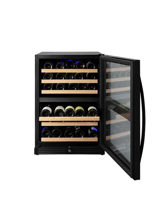 Cellier 46 Bouteilles Porte Vitrée (2 Zones De Température)- Vinum 2