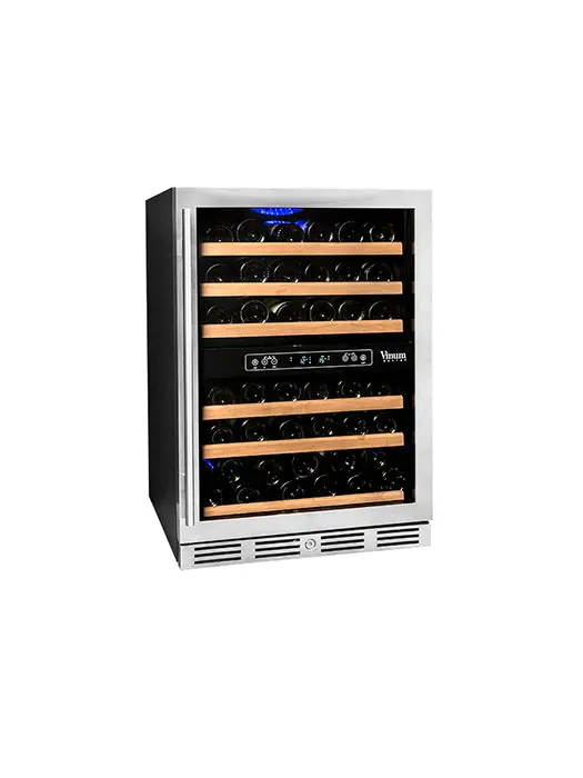 Cellier 54 Bouteilles Avec 2 Zones (Inox)- Vinum 1